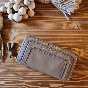 Chloe Marcie Full Zip Continental Long wallet